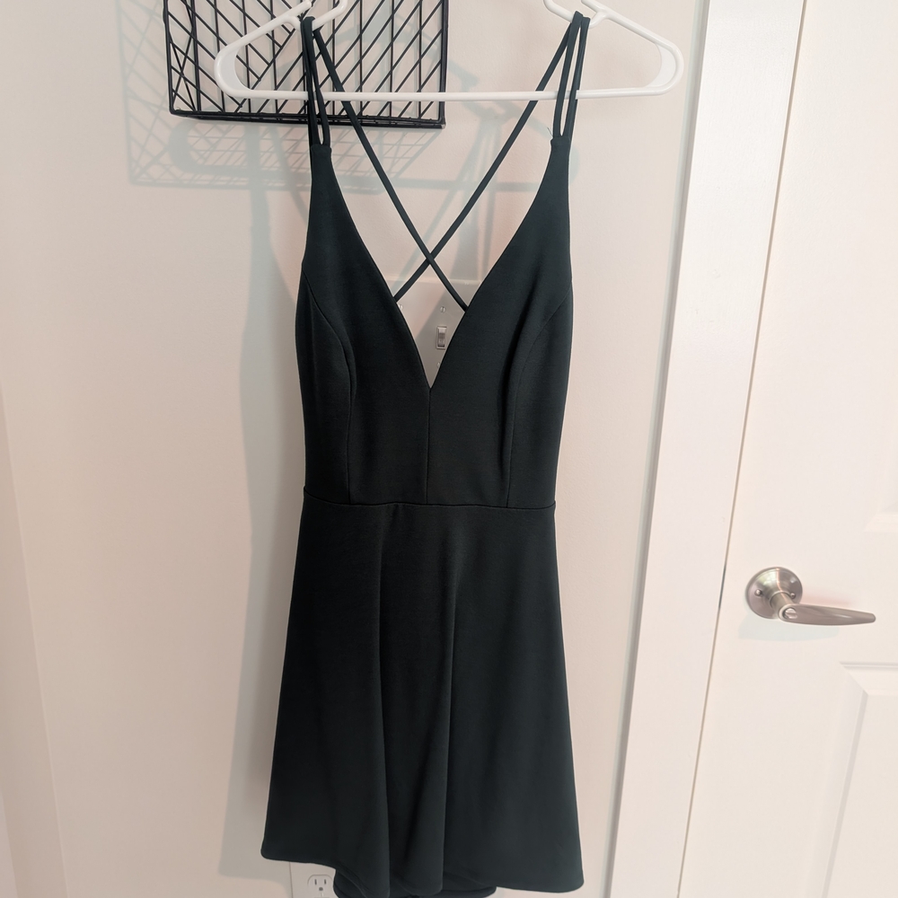 Lulu's Deep Green Dress